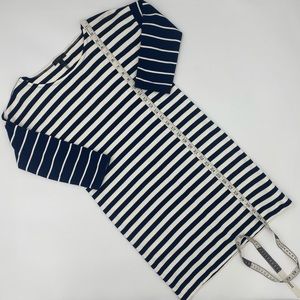JCrew Striped Shift Dress